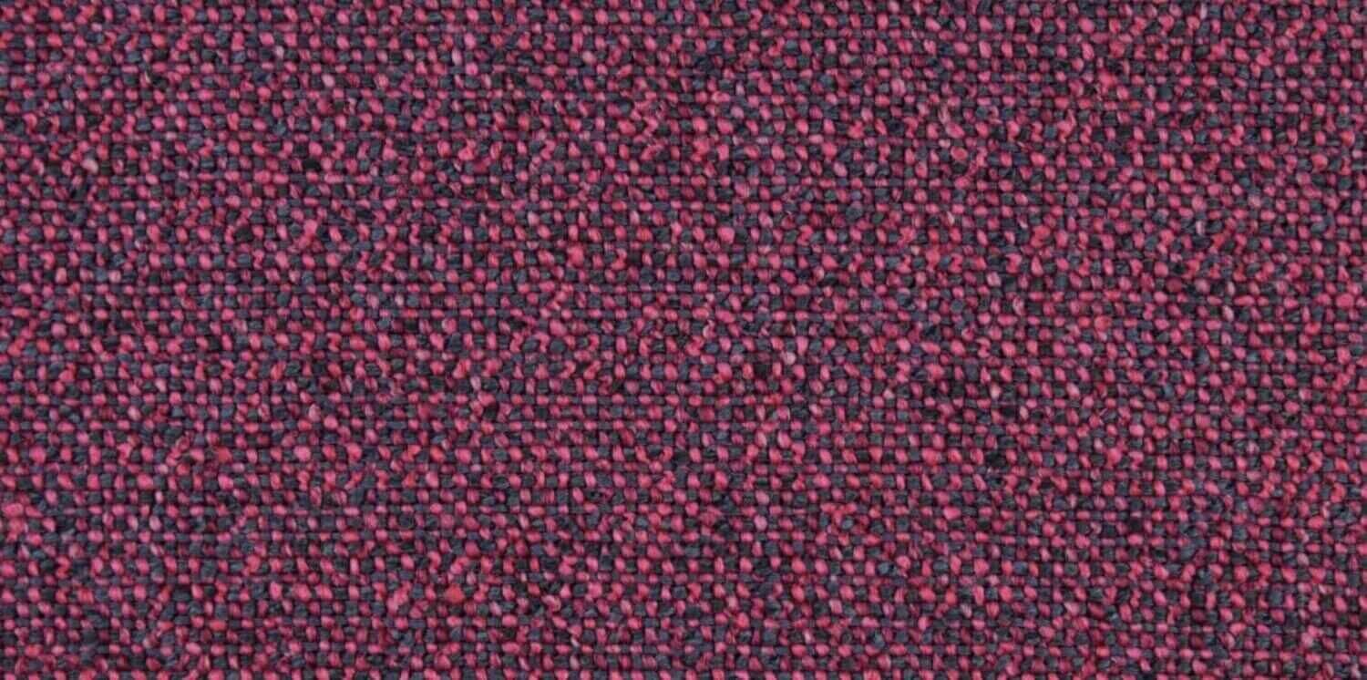 freistil Rolf Benz - Sofa 144 Stoff Violett Blau mit Hockerbank und 3 Kissen - 2
