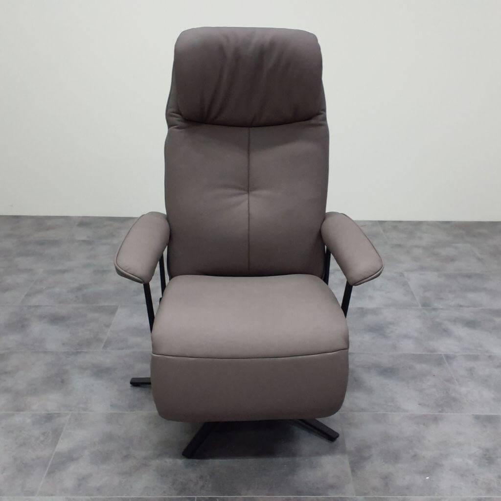 himolla - Relaxsessel Easyswing "Maxi M" 7357 31 V44 Leder 24 Longlife Rustika Clay Braun Gestell Metall Sternfuß Anthrazit - 4