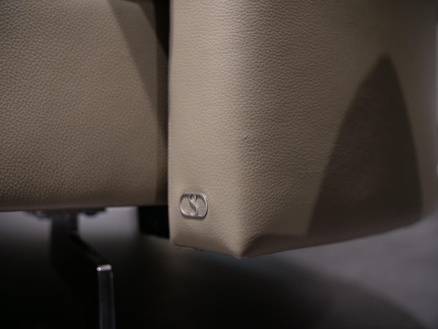 De Sede - Sofa DS 167 Landschaft Leder Select Taupe Grau Füße Edelstahl Inklusive Kissen - 14