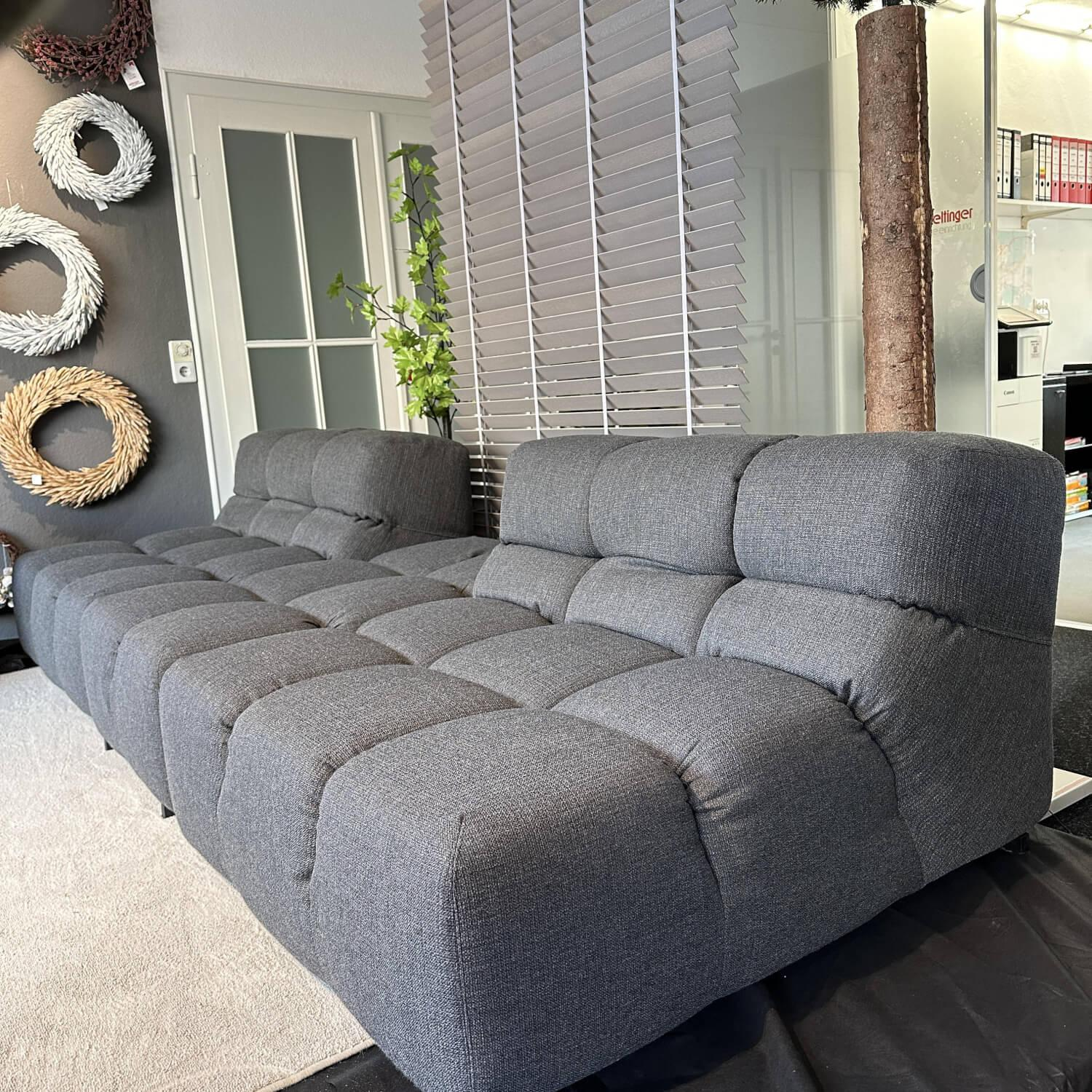 B&B Italia - Sofa Tufty Time Bezug Stoff Esopo Anthrazit Füße Schwarz - 4