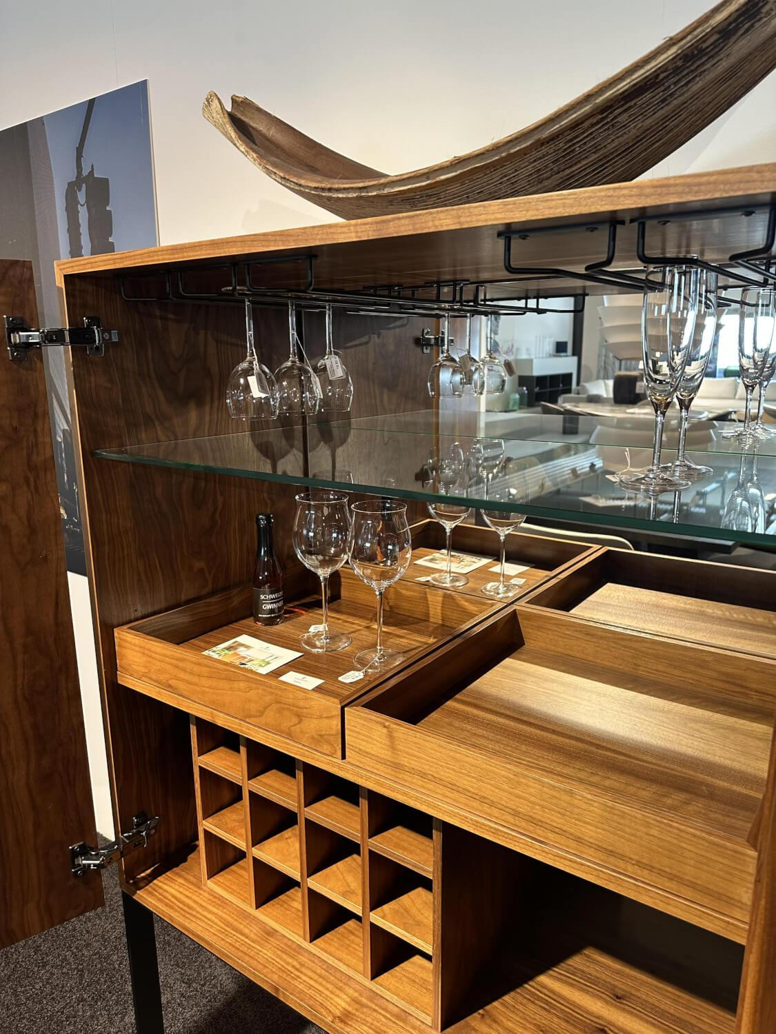Lambert - Barschrank Cheers Amerikanischer Nussbaum Furniert - 7