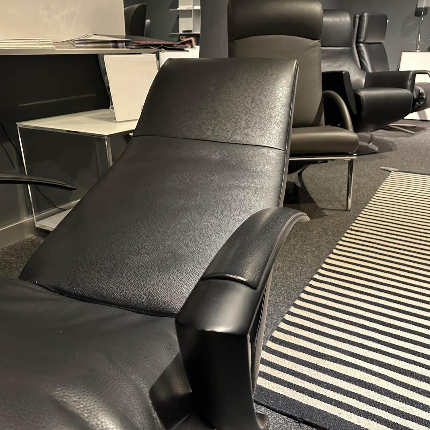 Jori - Relaxsessel Brainbuilder Multi Move Leder Celia Nero Schwarz Fuß Ellipse Schwarz - 7