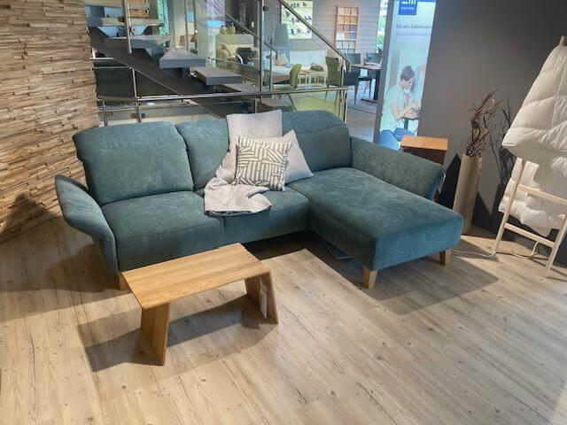 Activineo - Ecksofa Belami Stoff 2 Mosa 38a Green Grün Gestell Massivholz Geölt - 9