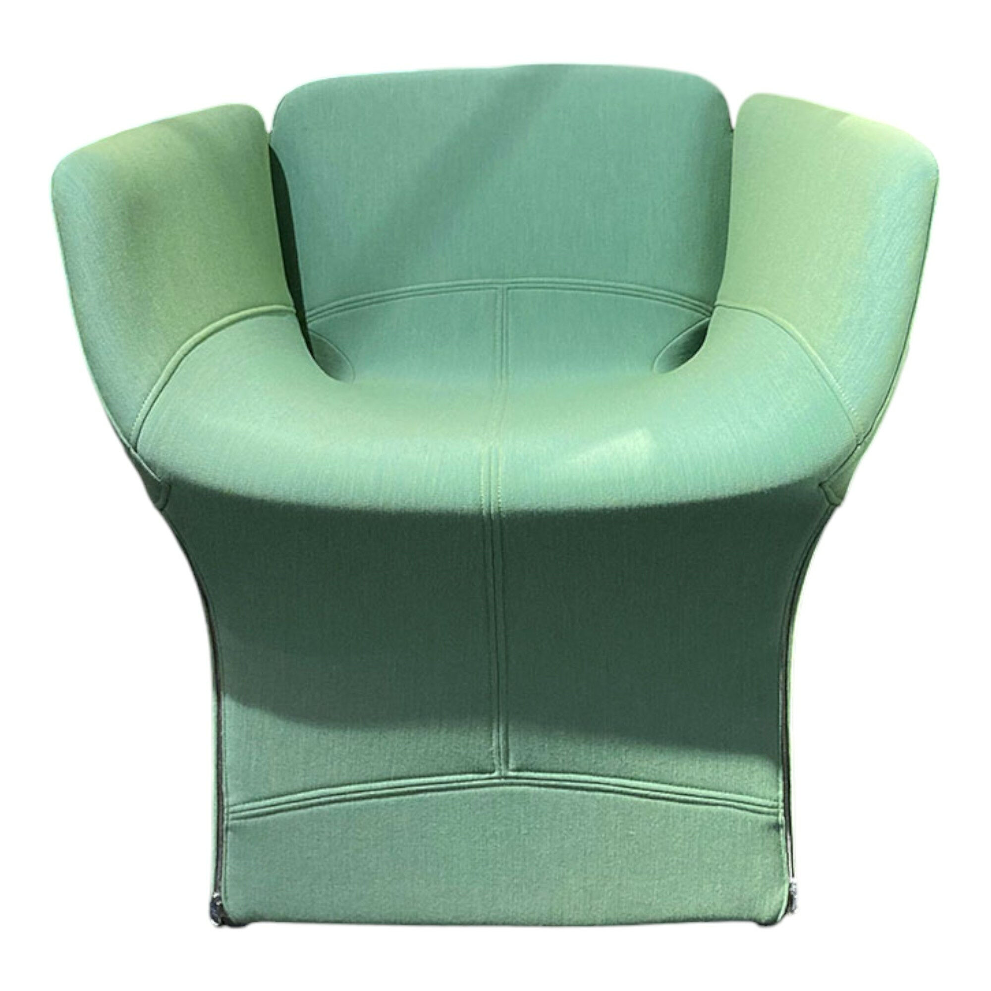 Moroso - Bloomy Sessel Stoff A7864 Elastic 1 Uniform Melange Oase Grün - 1