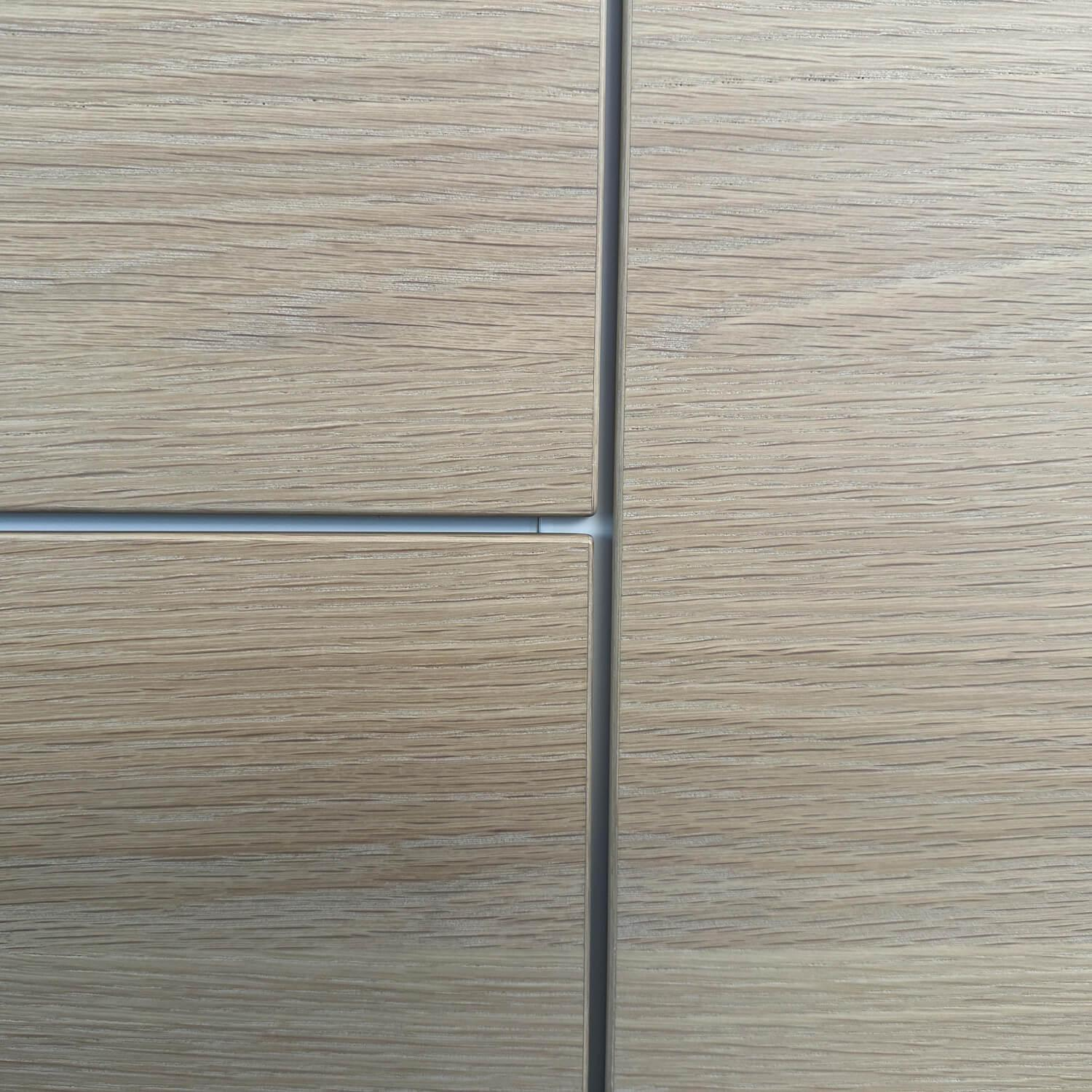 Interlübke - Bar cabinet Studimo MDF Matt lacquer M03 Snow white White Real wood veneer Light oak D72 With lighting Without decoration - 6