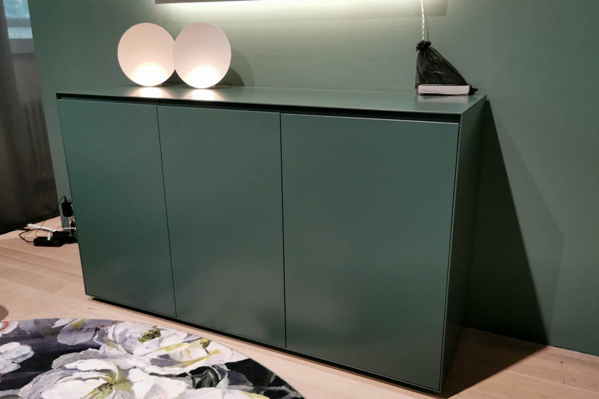 Piure - Sideboard Nex Side MDF Mattlack P49 Sage Salbei Grün - 2