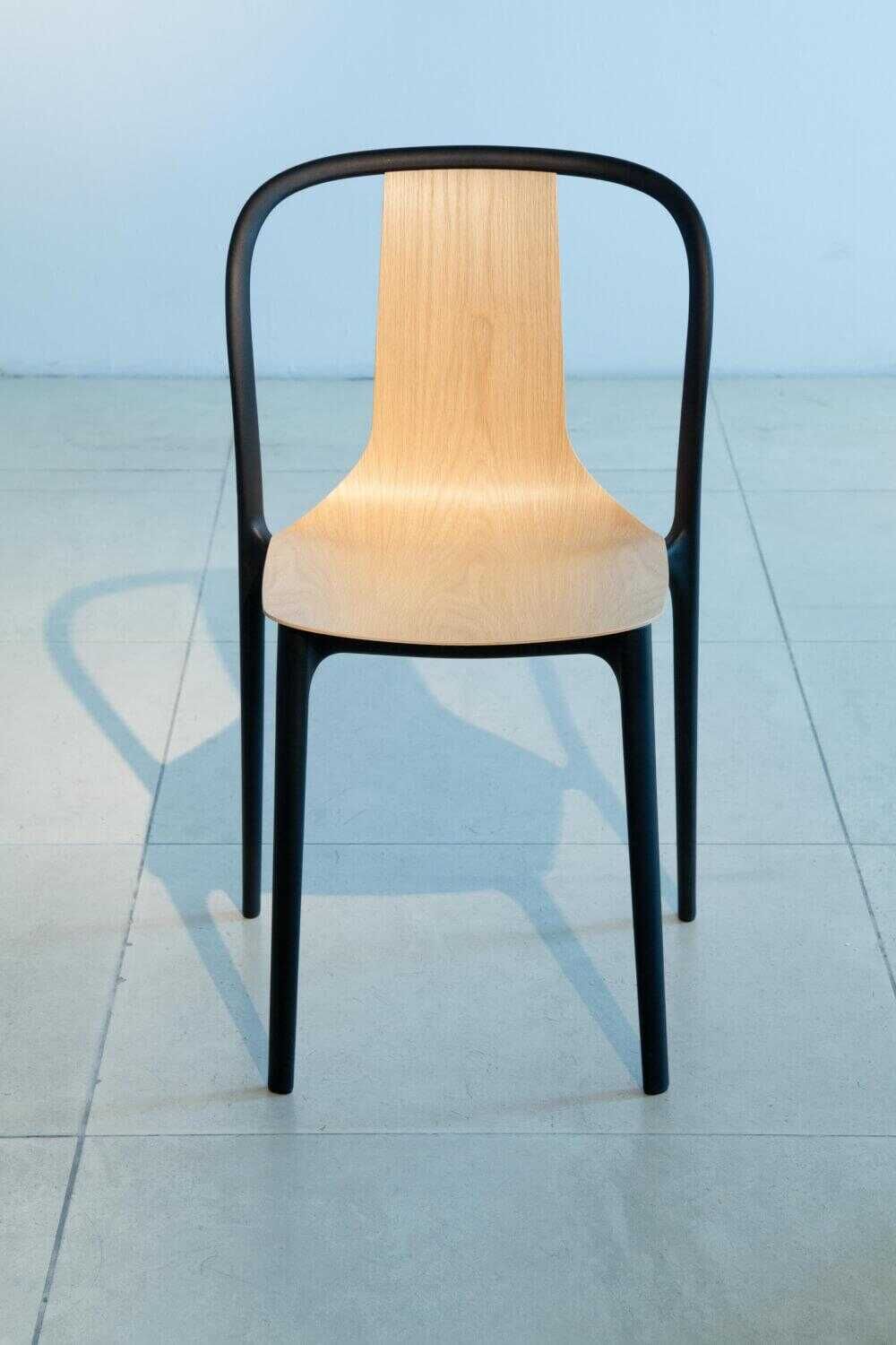 Vitra - Stuhl Belville Chair Holz Buche Schwarz - 2