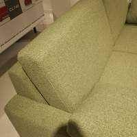 Erpo - 2er Set Sofa Classics 500 Stoff Monza 2036 59 Grün Kufen Metall Inklusive Kopfstütze Und Armlehnenkissen - 4