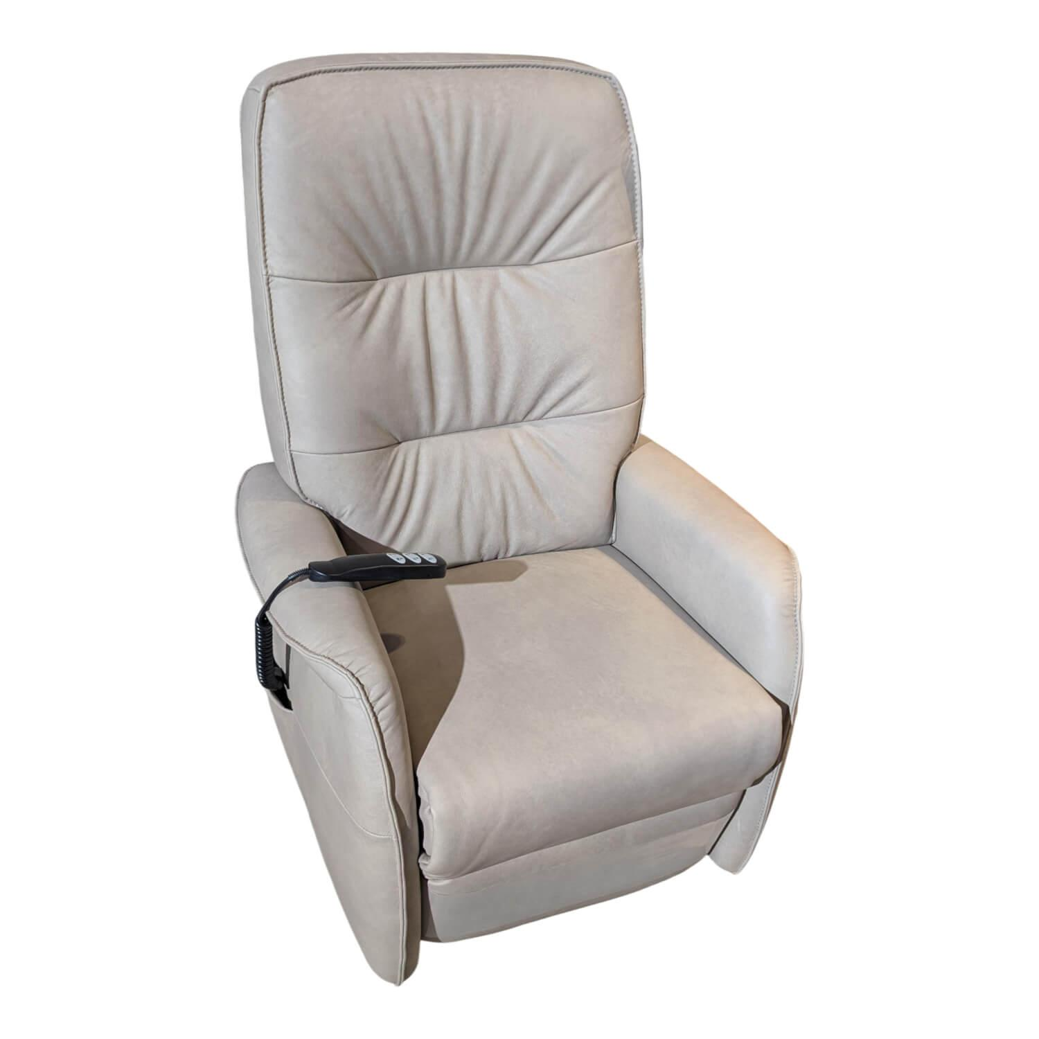 himolla - Relaxsessel 9457 Leder 22 Soft Island Creme 2-Motorisch mit Aufstehhilfe - 1