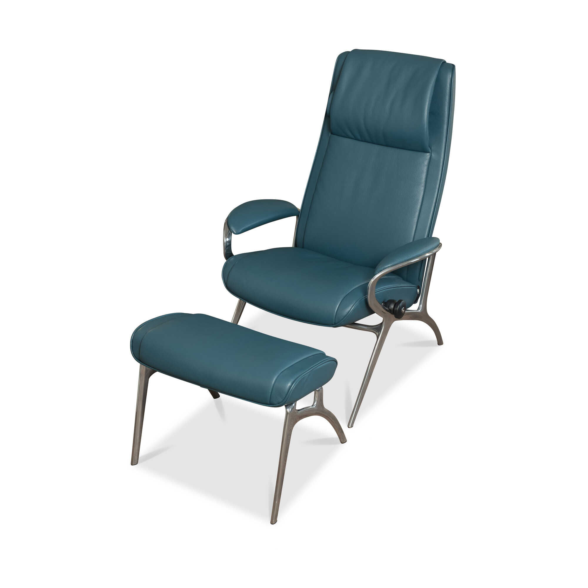 fst5a957fa893276 Stressless - Sessel You James Leder Cori Blau Mit Hocker - 1