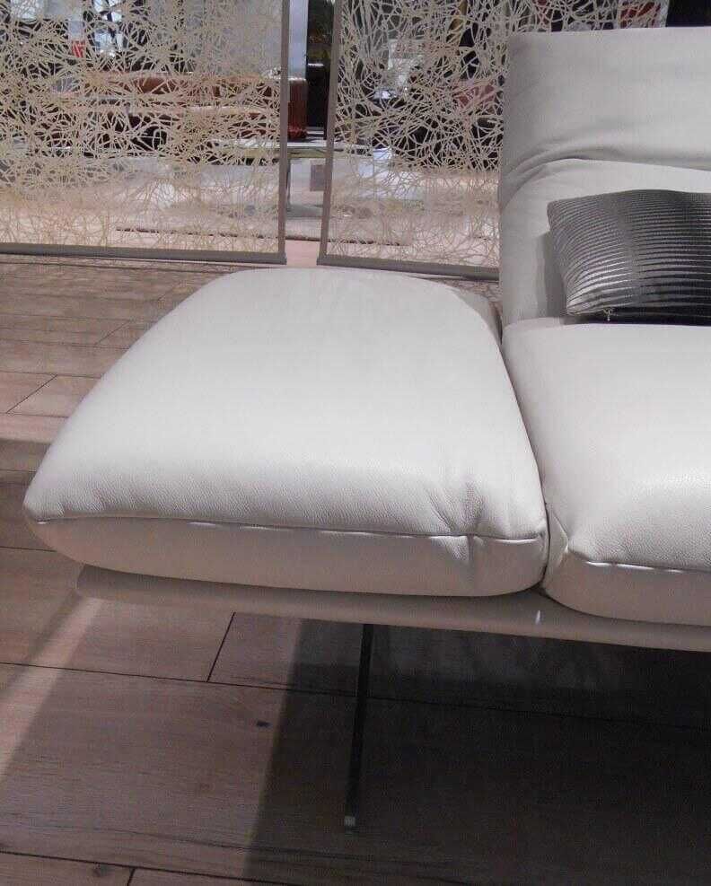 Koinor - Sofa Francis 2,5er Leder Creme Weiß - 9