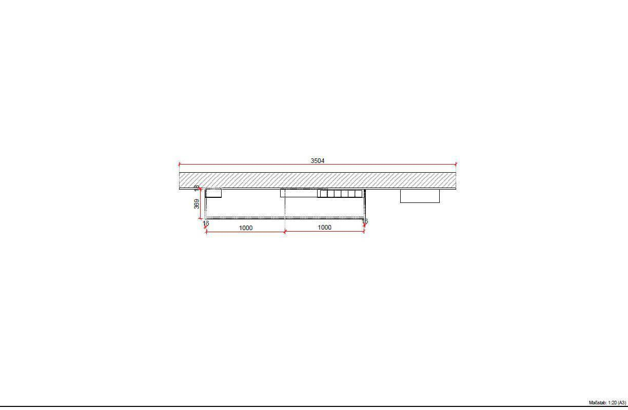 Schüller Küchen - Paneelwand Kiruna Beton Schiefergrau Und Marmor Scoro Nachbildung Mit Hängeelement Und Zubehör - 4