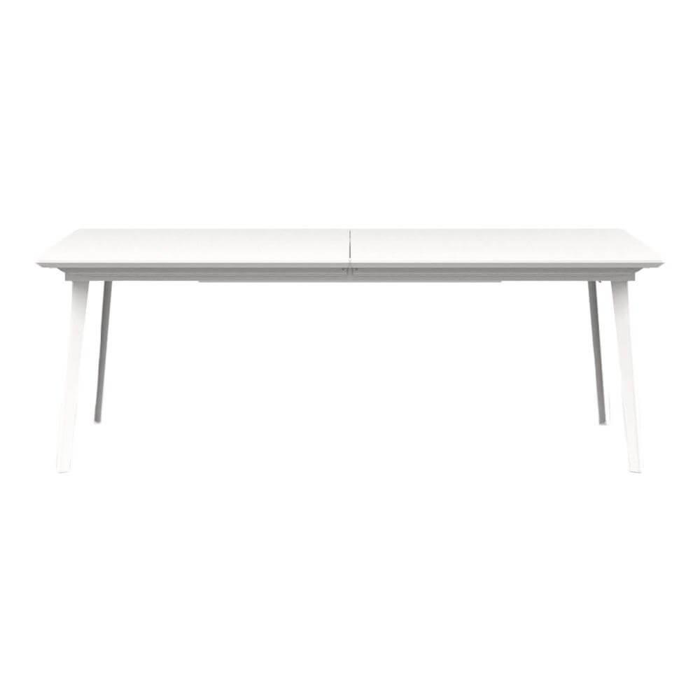 Outdoor Tisch Plus4 Imperial Balcony  Mit Auszug Farbe 23 Bianco Opaco Weiß Aus Stahl Ohne Stühle