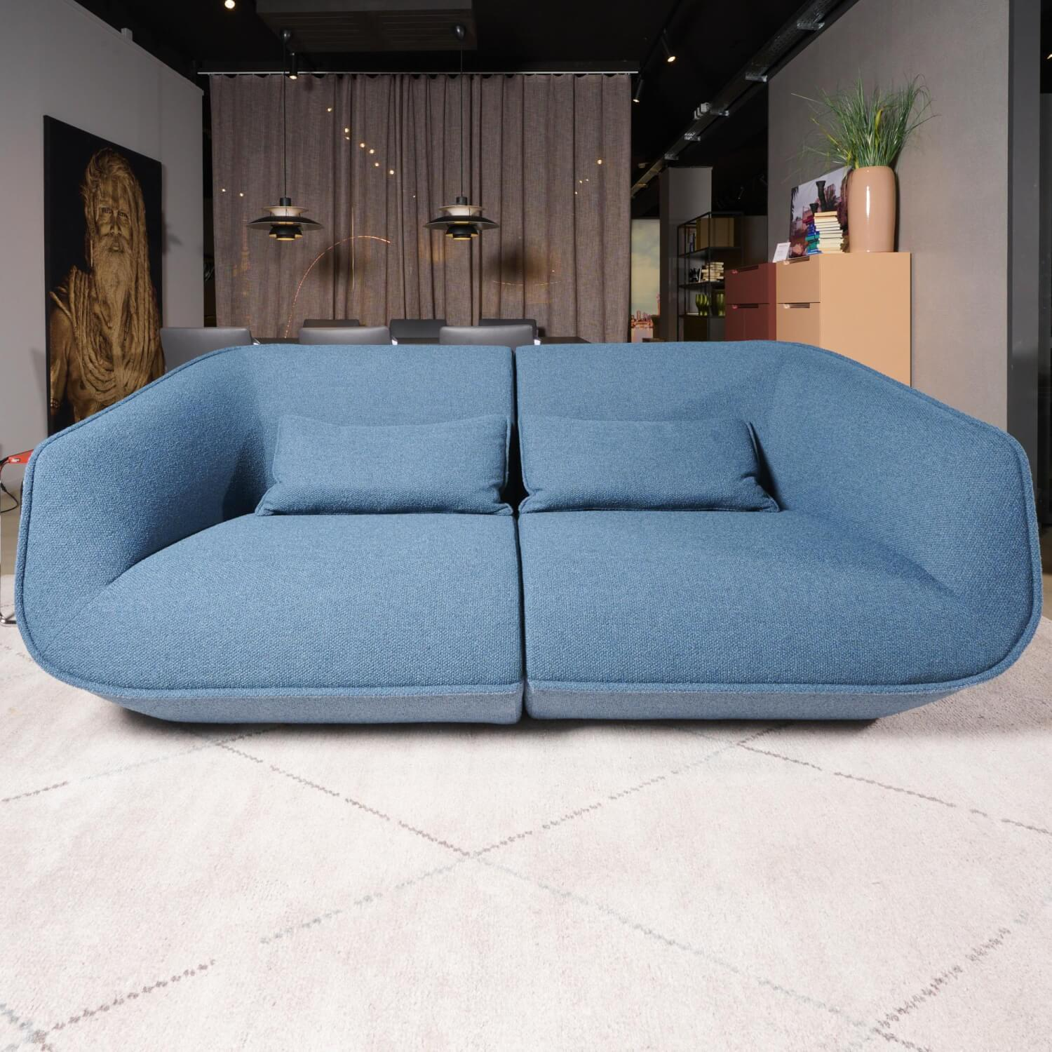 COR - Sofa Nook Innen Stoff 8214 Blau Petrol Außen Stoff 8206 Nordic Blau - 6