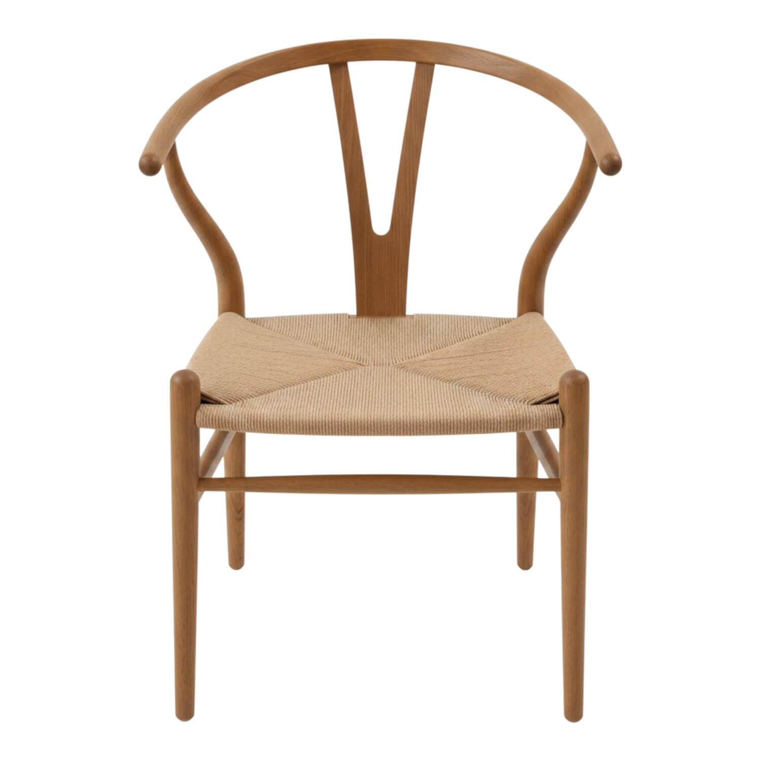 Carl Hansen & Søn - Stuhl CH24 Eiche Geölt Sitzfläche Natur Geflecht - 1