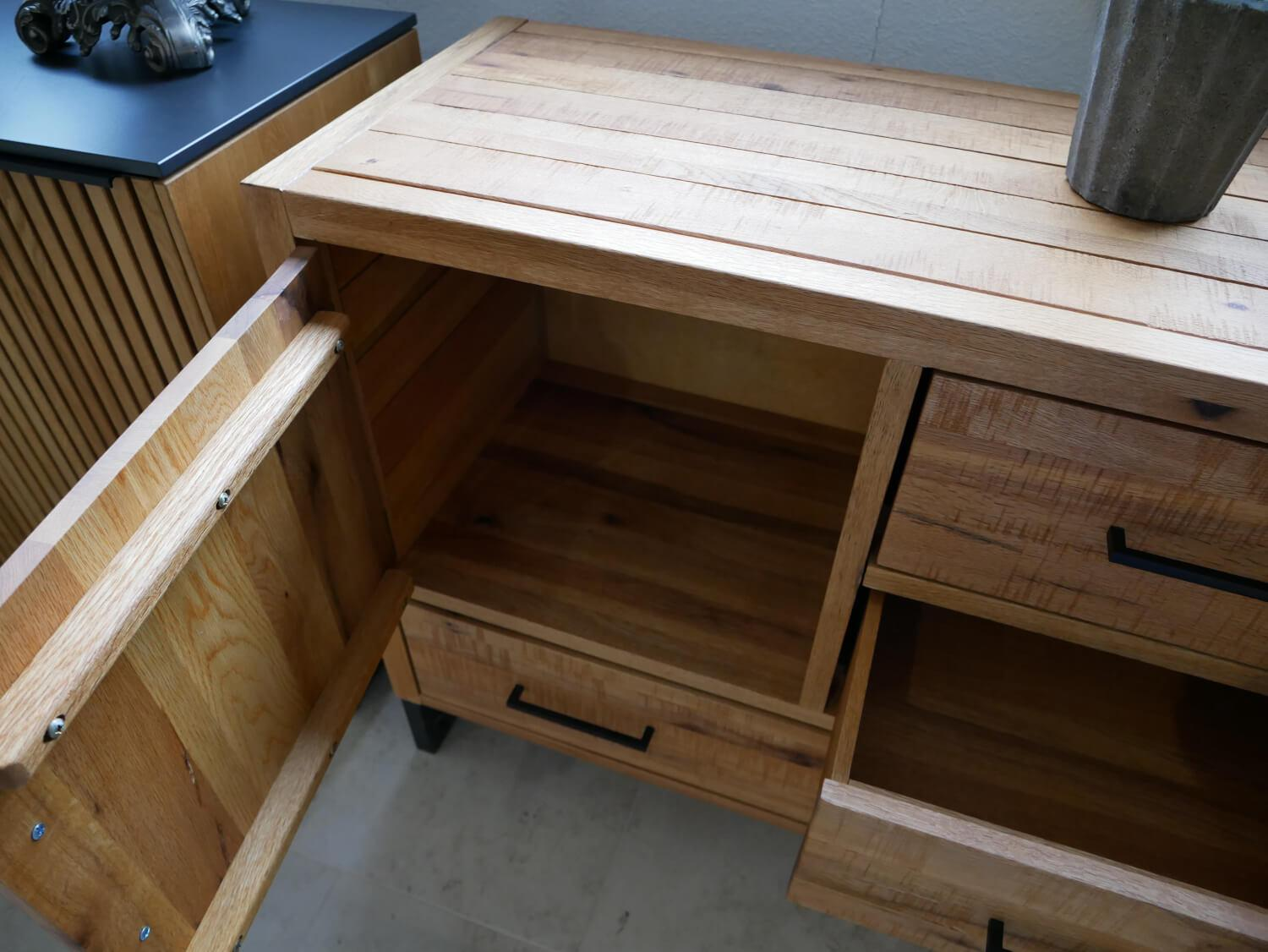 Sven-Form - Kommode Styles United Crawford Zerreiche Massiv Natur Geölt - 5