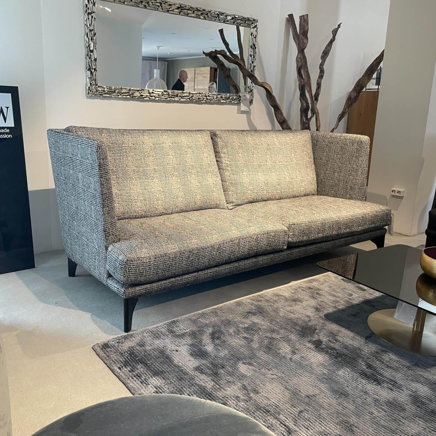Bielefelder Werkstätten - Sofa Polo Lounge Stoff BW-1769-191 Scott Fuß Schwarz Gebeizt - 1