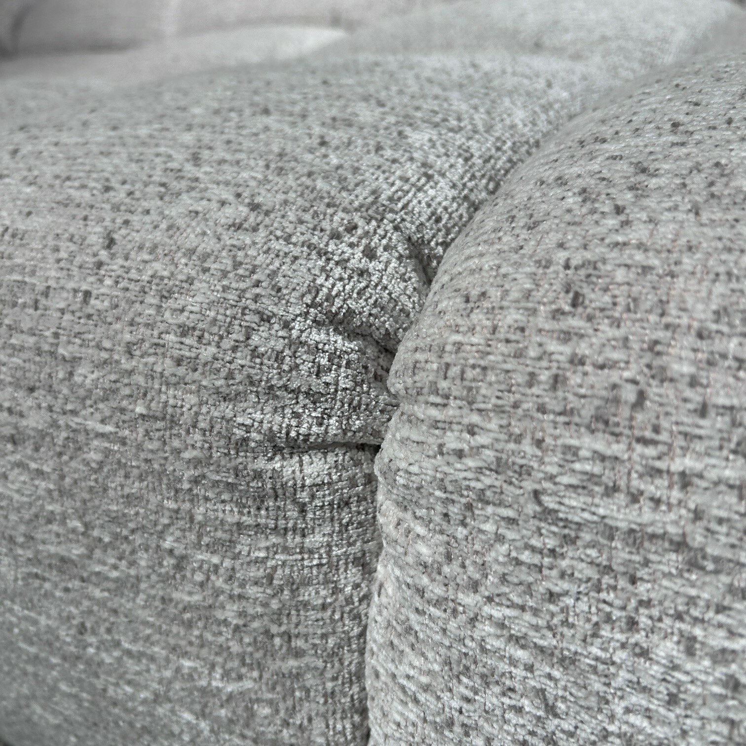 B&B Italia - Ecksofa Tufty Time Stoff Elettra 2492 102 Bastfarben Grau Füße Schwarz - 3