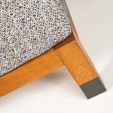 Flexform - Outdoorsessel Thomas Stoff Begonia Gestell Iroko Brüniert - 5