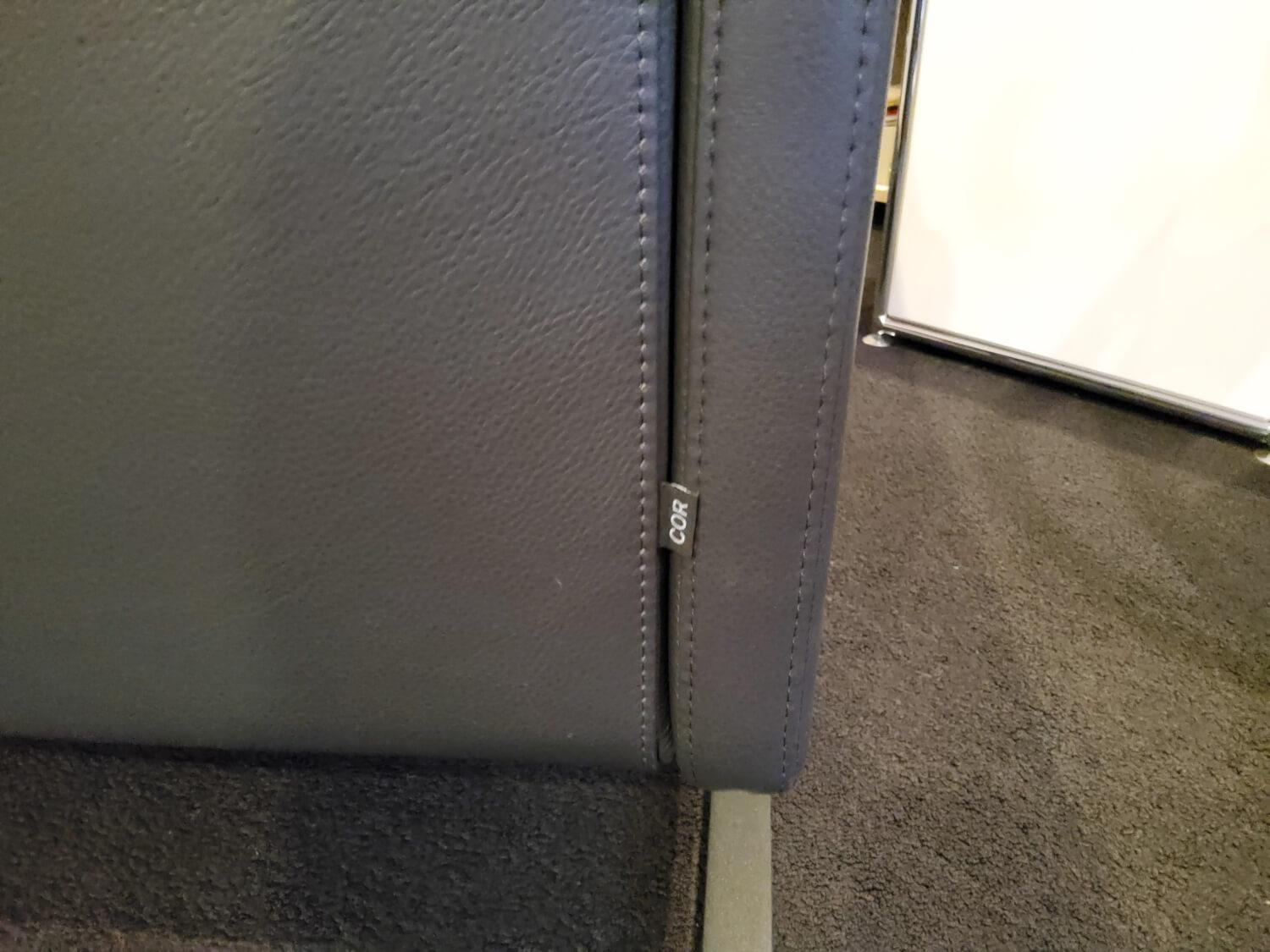 COR - Sessel Rawi Leder 296 Anthrazit Gestell schwarz - 3