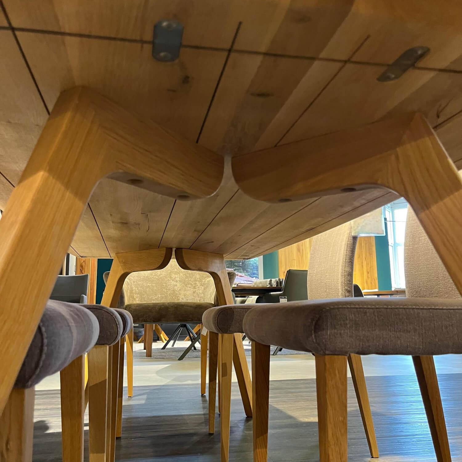 Natura - Esstisch Phoenix Eiche Massiv Bianco Geölt - 3