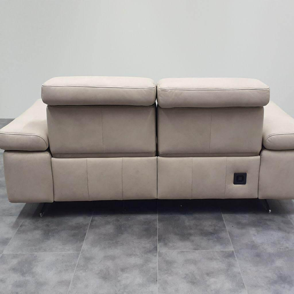 himolla - Sofa 2-Sitzer 1182 62 F44 Leder 24 Longlife Rustika Küste Beige Gestell Metall Anthrazit Mit Elektrischer Wallfree-Funktion - 4