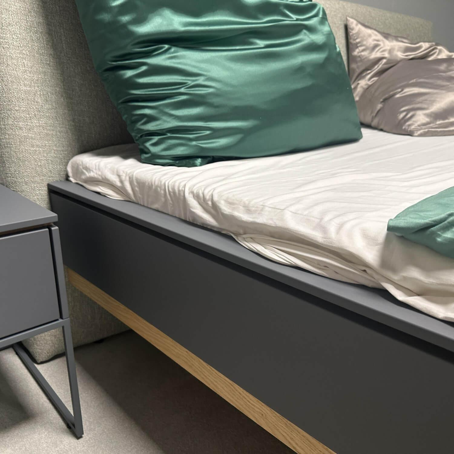Hülsta - Schlafzimmer Amana Stupermatt Salbeigrün Grün Grau Akzent Und Kufe Eiche Natura - 6