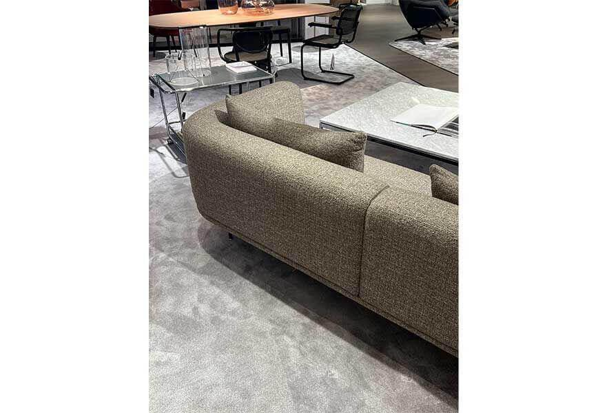 Vipp - Sofa Chimney Stoff Bark Grau Braun Gestell Stahl Schwarz Pulverbeschichtet - 4