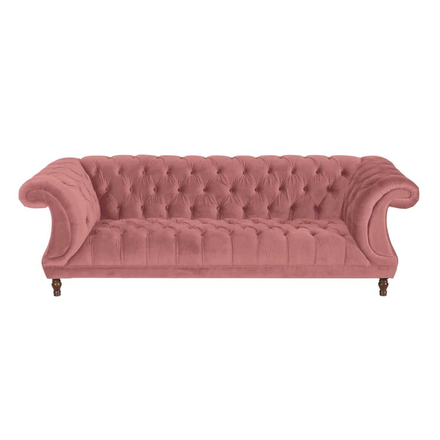 max-winzer-3-sitzer-sofa-ivette-samtvelours-ros-C3-A9-f-C3-BC-C3-9Fe-buche-nussbaum-schwarz-d50ff240a4fa Max Winzer - 3-Sitzer Sofa Ivette Samtvelours Rosé Füße Buche Nussbaum Schwarz - 5