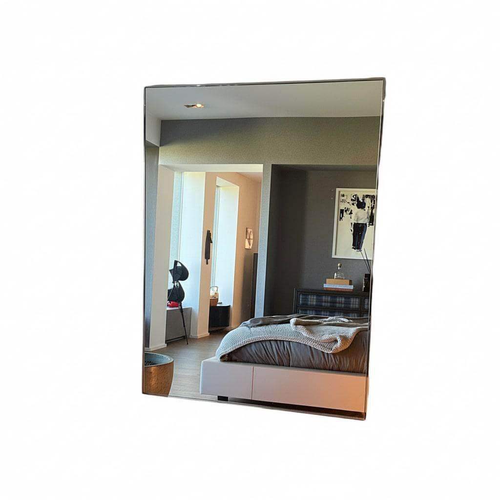 Maxalto - Spiegel Psiche Rahmen Metall Chrom Silber - 1