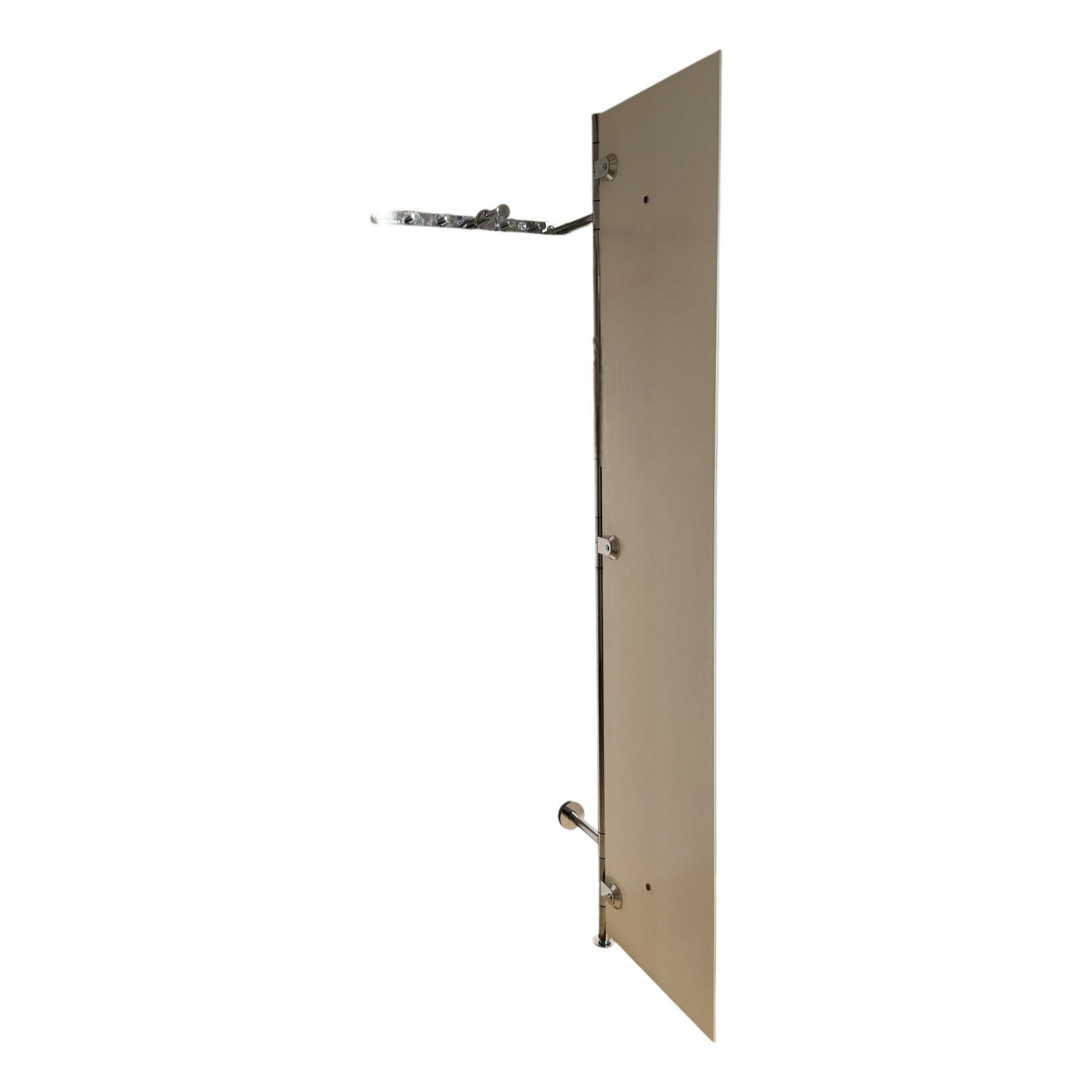 Rosconi - Garderobe Alba Chrom Glänzend Und Glas Ultra White Weiß Satinato - 1