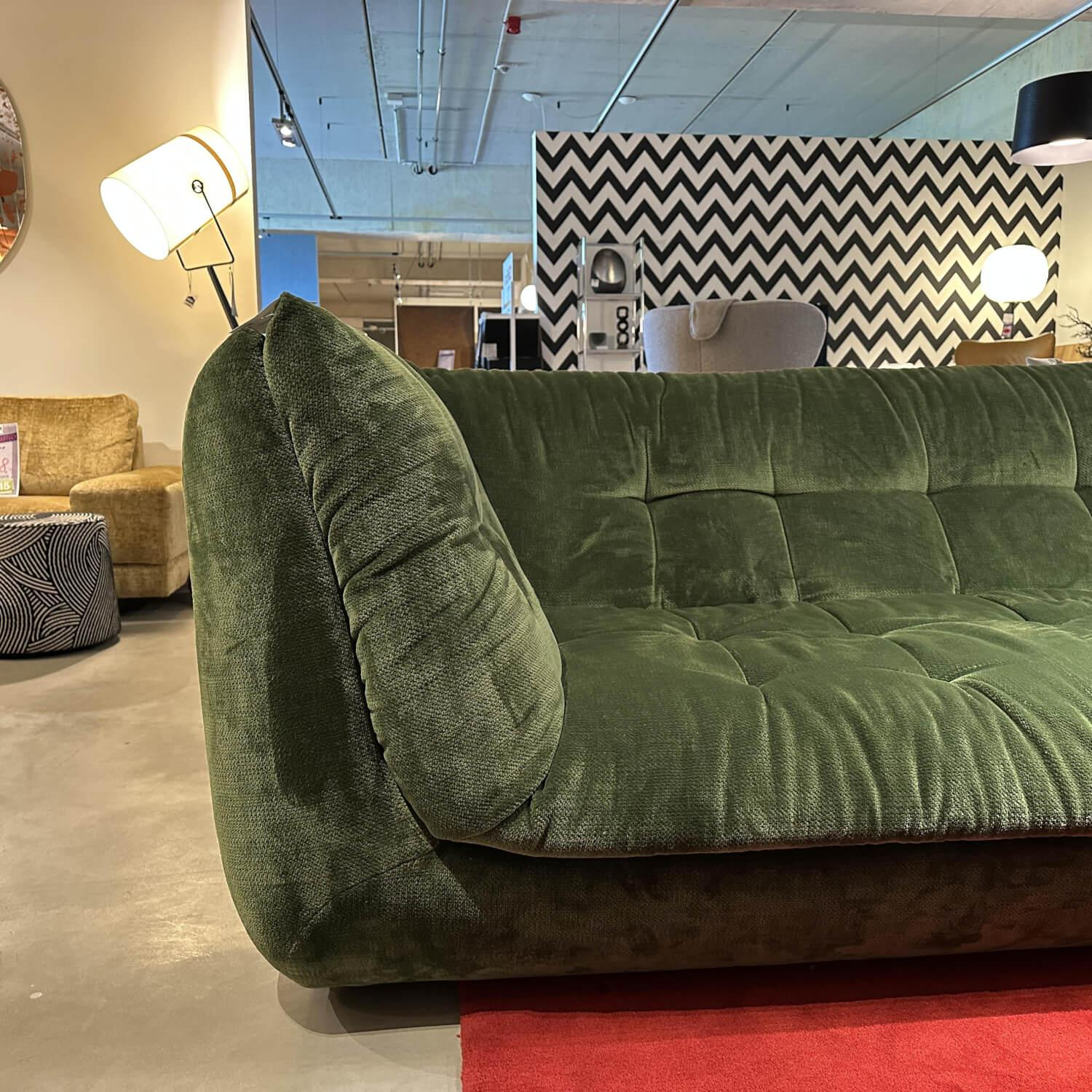 Bielefelder Werkstätten - Ecksofa Soulmate Stoff Phil 1749-131 Grün - 6