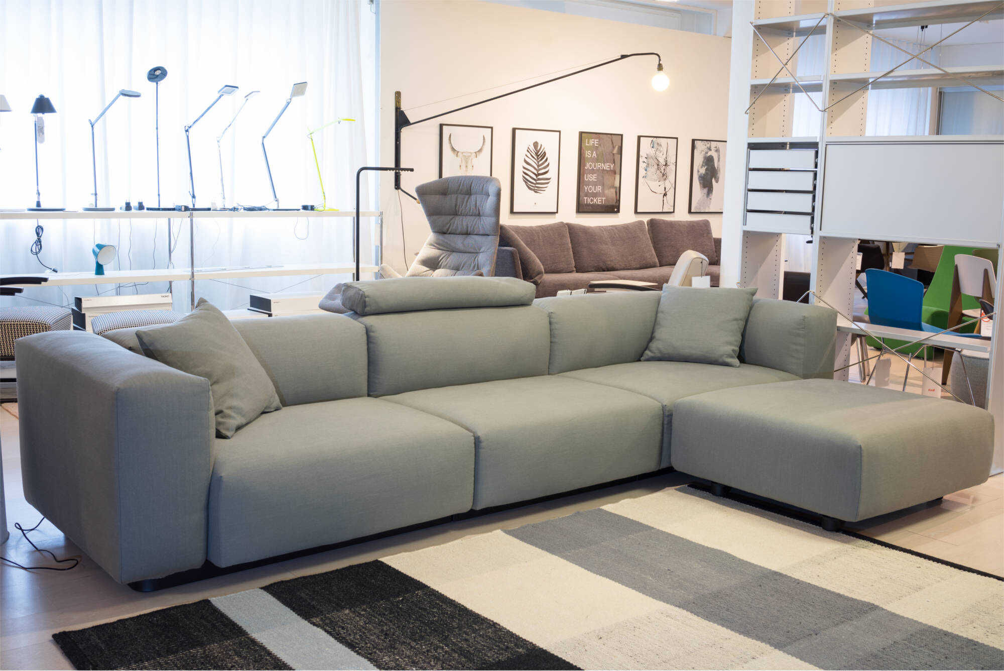 Sofa Soft Modular Ausstellungsstück (mit flexiblen Stellvarianten)