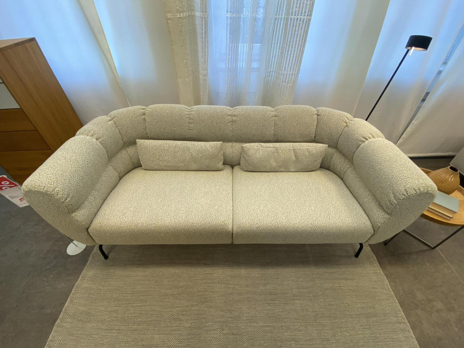 Brühl - Sofa Magnolia Stoff 5275 0041 Grau Gestell Metall Schwarz Pulverbeschichtet - 7