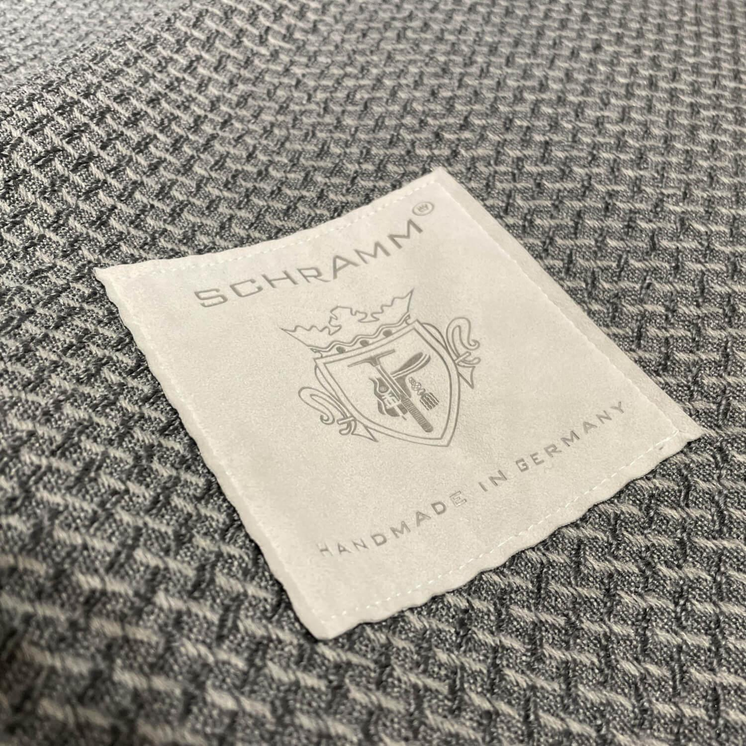 Schramm - Polsterbett Purebeds Ell Stoff Grau Füße Schwarz Inklusive Matratzen - 5