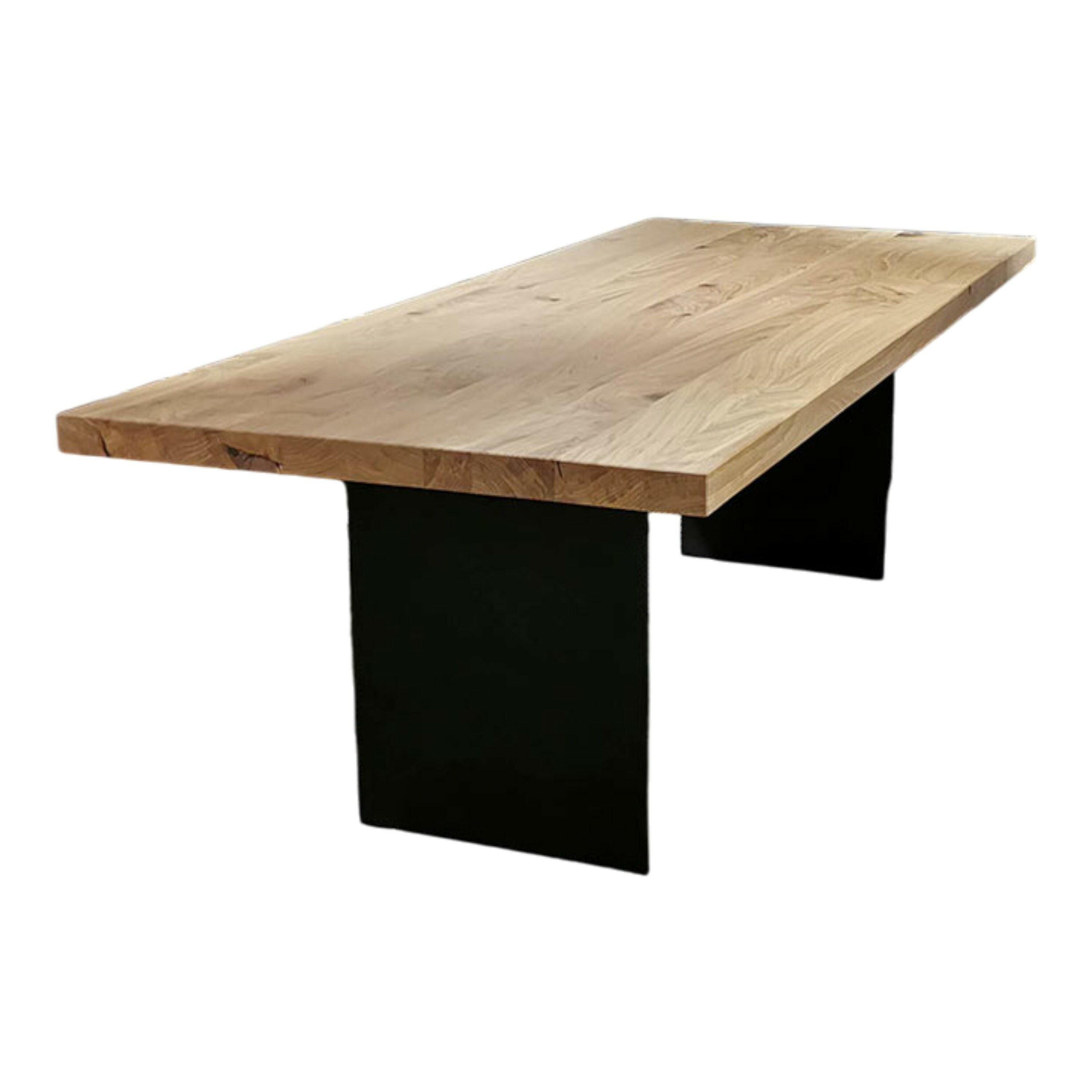 Scholtissek - Esstisch Edition Platte Sibirische Eiche Gestell Schwarz - 1