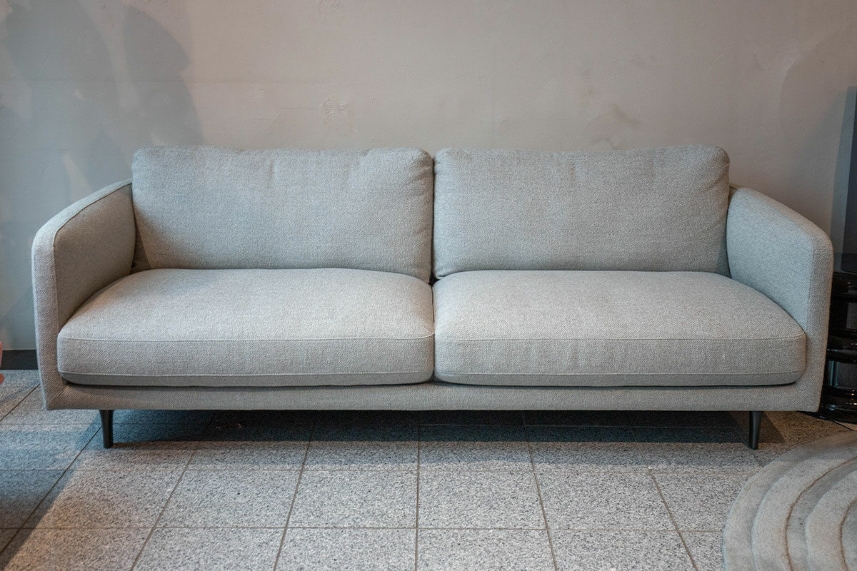 Pode - Sofa Tweak Stoff Fresco 727 Ice Hellgrau Gestell Anthrazit - 4