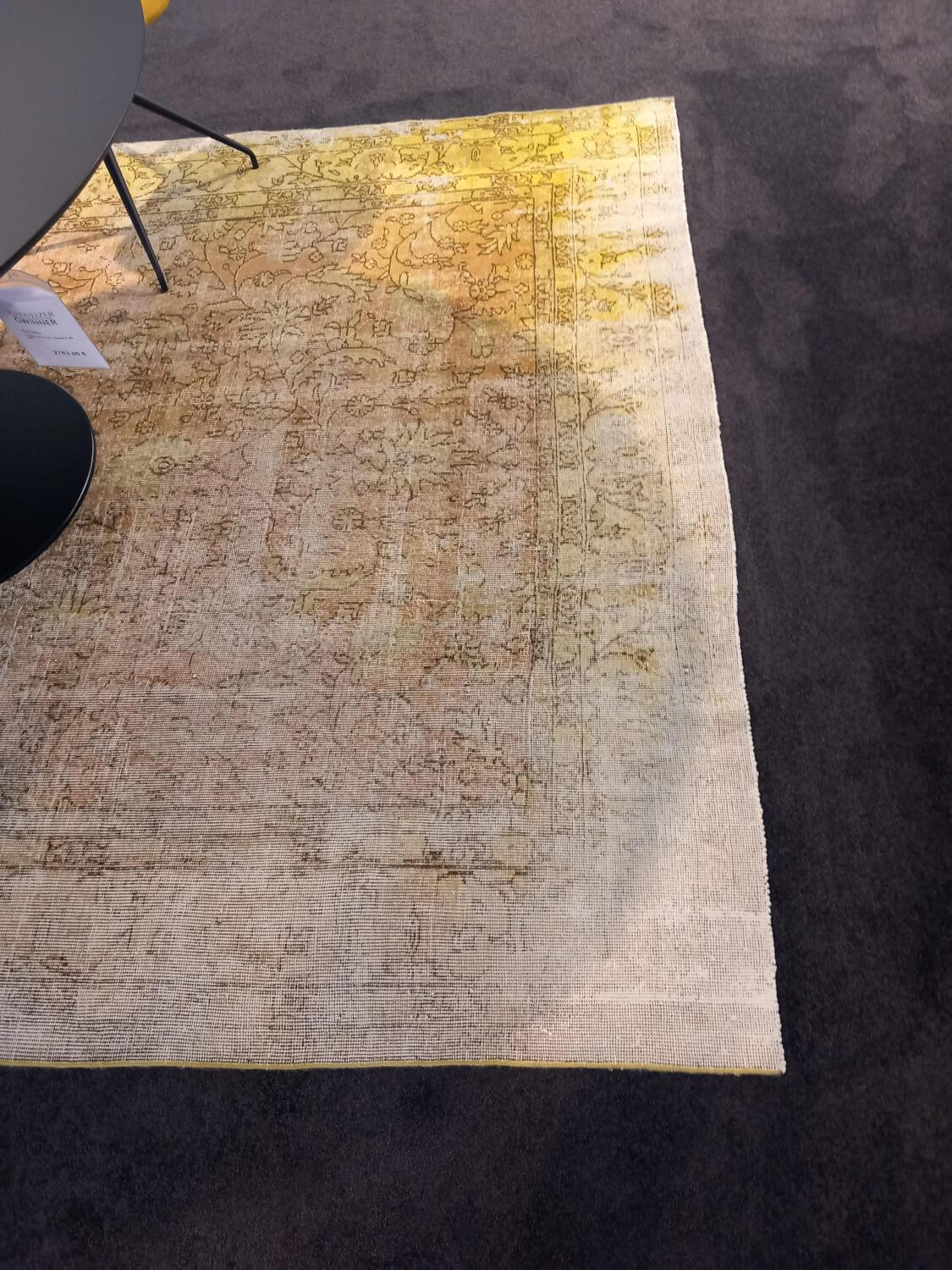 Remade - Teppich 314x213 Textil Decolorized Gelb Beige - 3