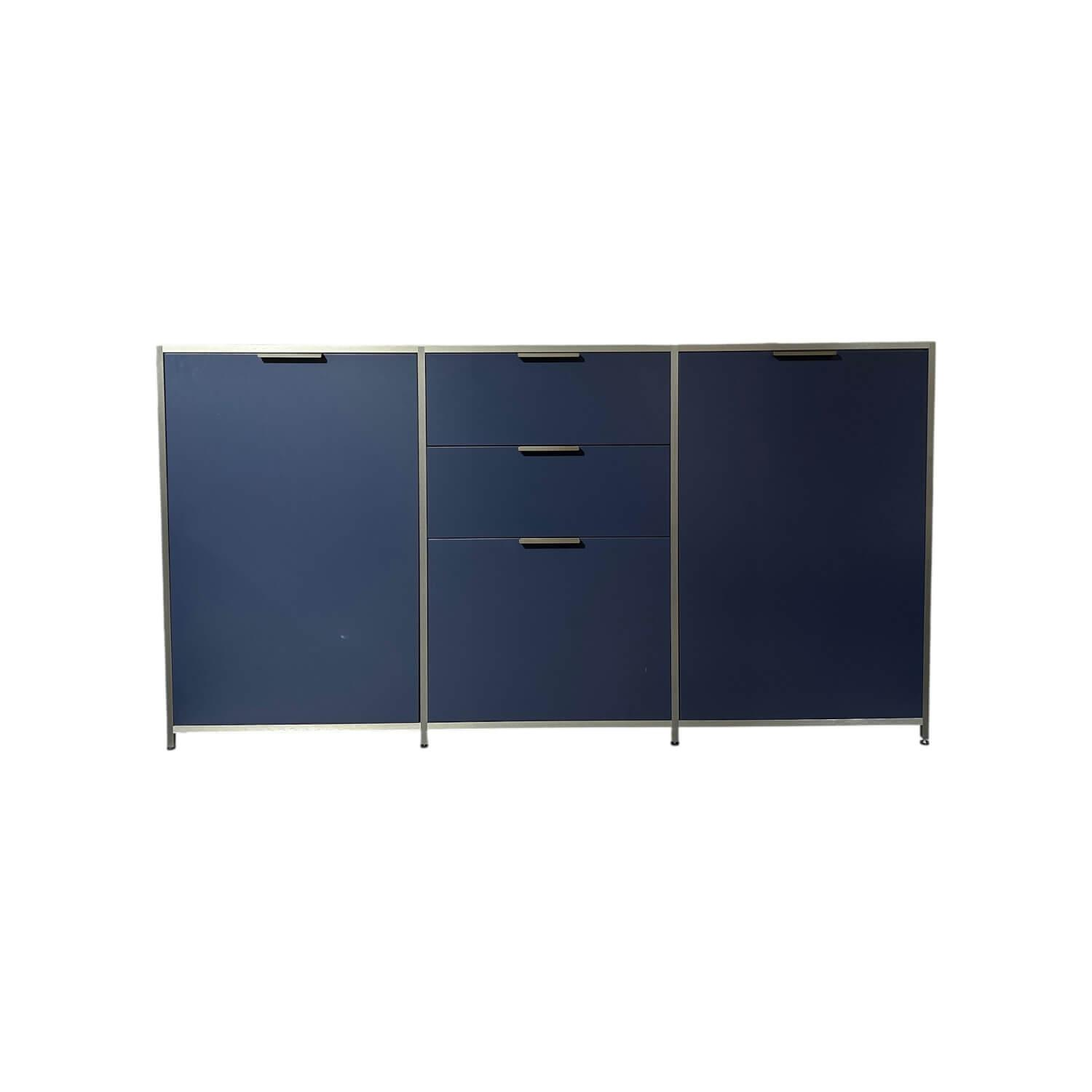 Ligne Roset - Anrichte Dita Lack Bleu Nuit Dunkelblau - 1