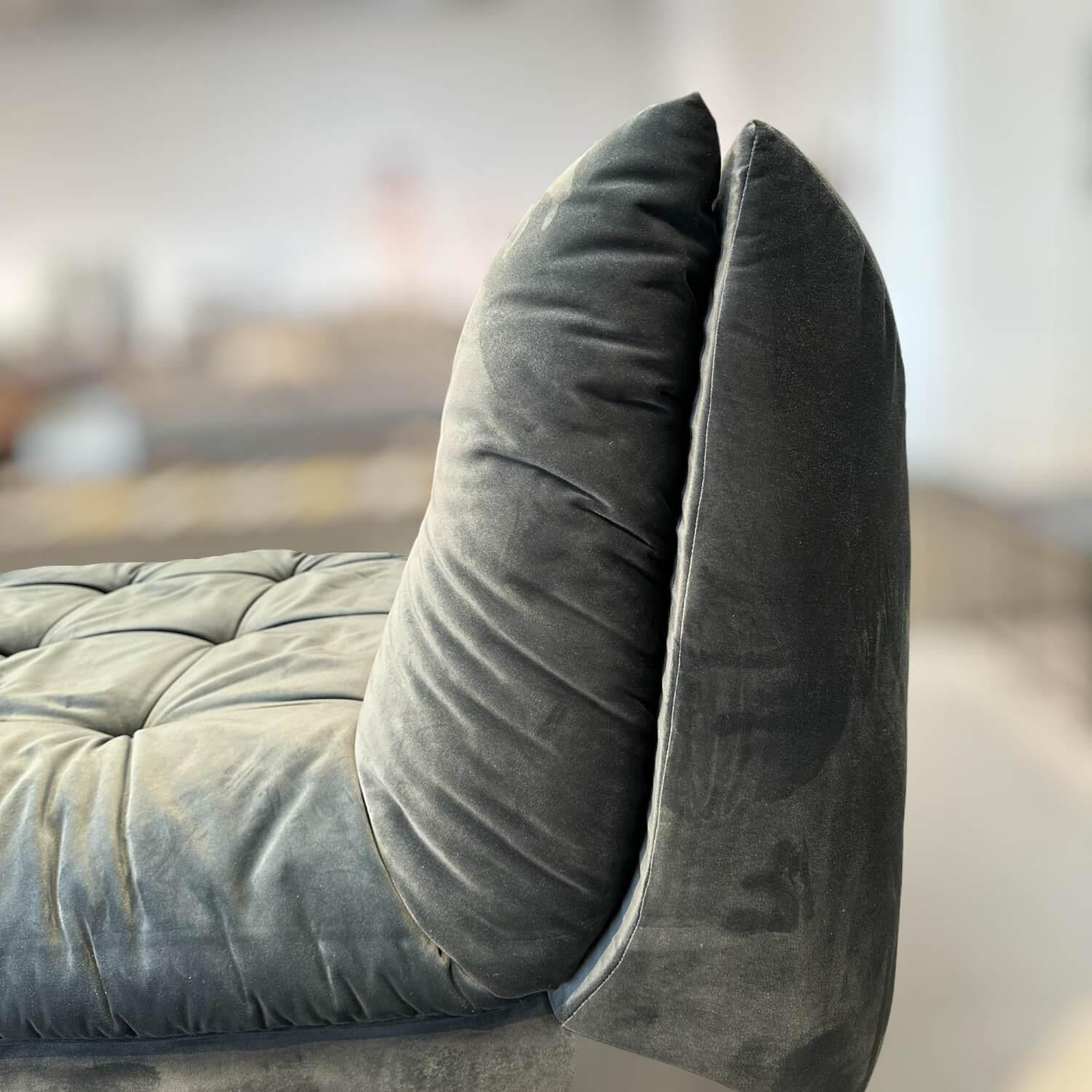 IP Design - Longchair Soulmate Bezug Stoff City Velvet Reloaded CA7832/139 Schwarz - 11