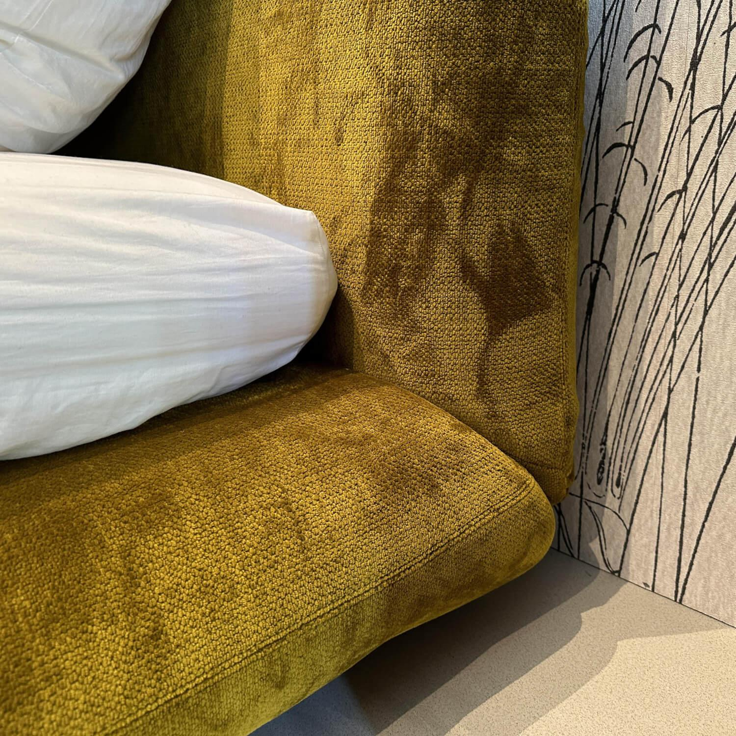 Interlübke - Boxspringbett Jalis Stoff Carlucci CA 1662 Gold Gelb mit Matratze - 5