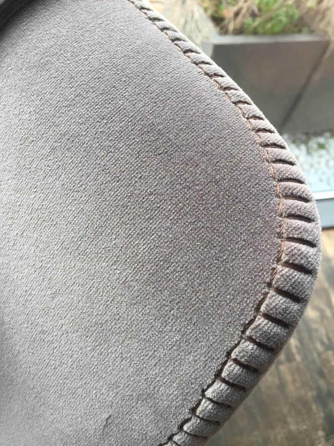 B&B Italia - Sessel Apta Febo Sirio Tortora Grau mit Hocker Bergère - 3