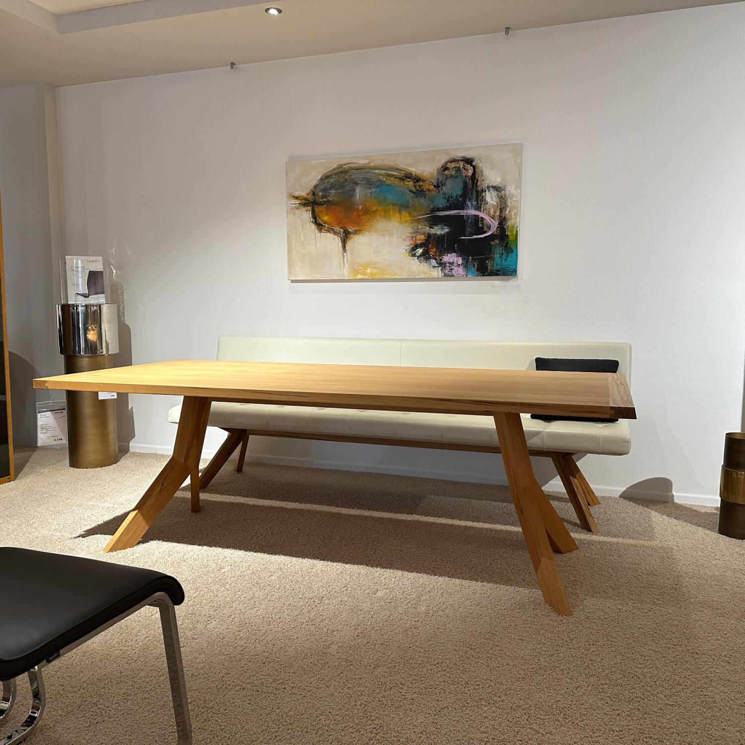 Team 7 - Esstisch YPS TRY2210 Kernbuche Naturöl Füße Y Form - 7