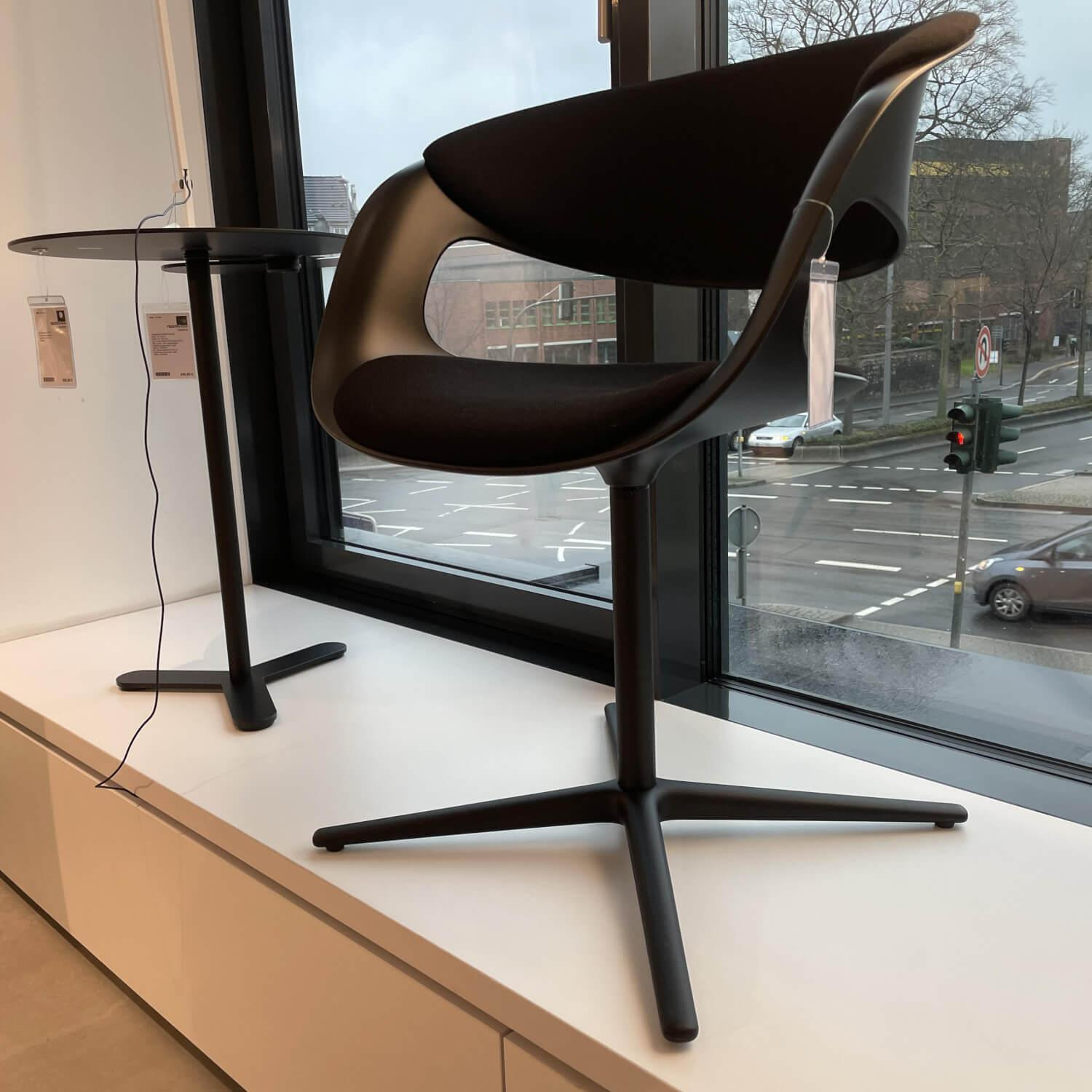 Walter Knoll - Stuhl Lox 1354 Bezug Steelcut 2 190 Vierfußkreuz Aluminium Drehbar Pulverbeschichtet Schwarz - 3