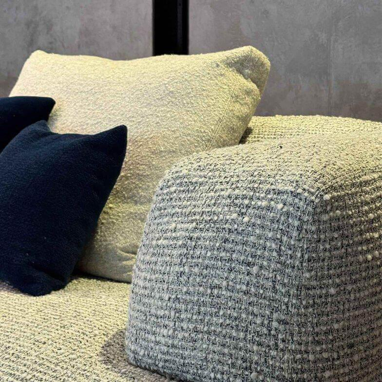 Flexform - Sofa Loungescape Stoff Ellie Fianco 227 Grau Mit Gleitern - 2
