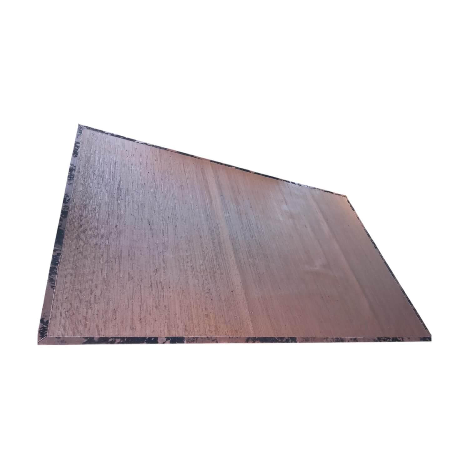 StudioArt - Teppich 300x200 Pezzara Perlato Gold Weiß Leder Dunkelbraun - 1