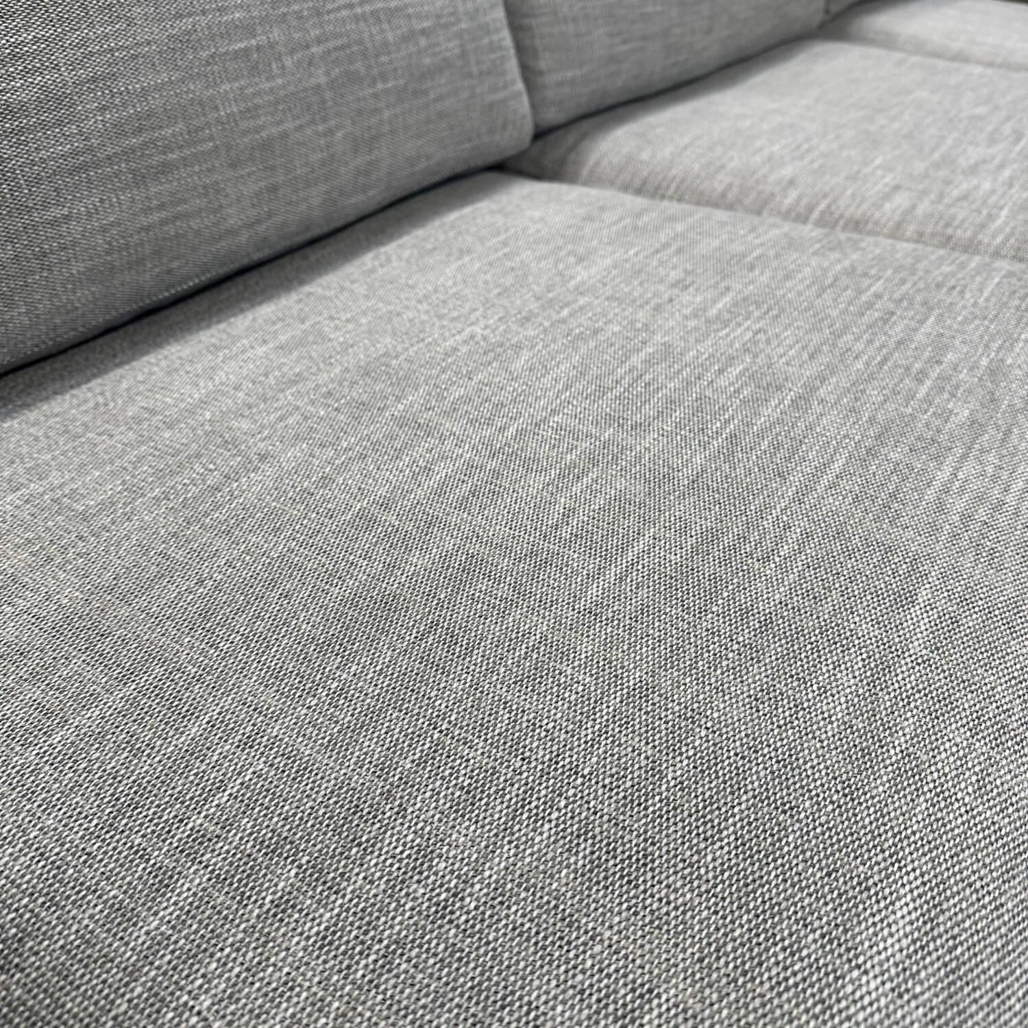 COR - Ecksofa Conseta Bezug 9208 Rauchgrau Grau Schmalfüße Verchromt Mit Filzgleitern - 7