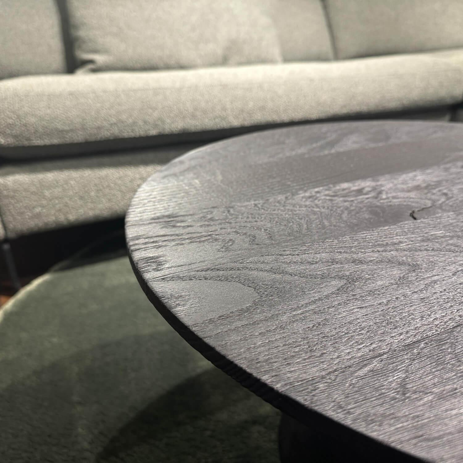 ASCO - Beistelltisch Ivy Brandeiche Natur Strukturiert Gebürstet Geölt Naturstein - 3