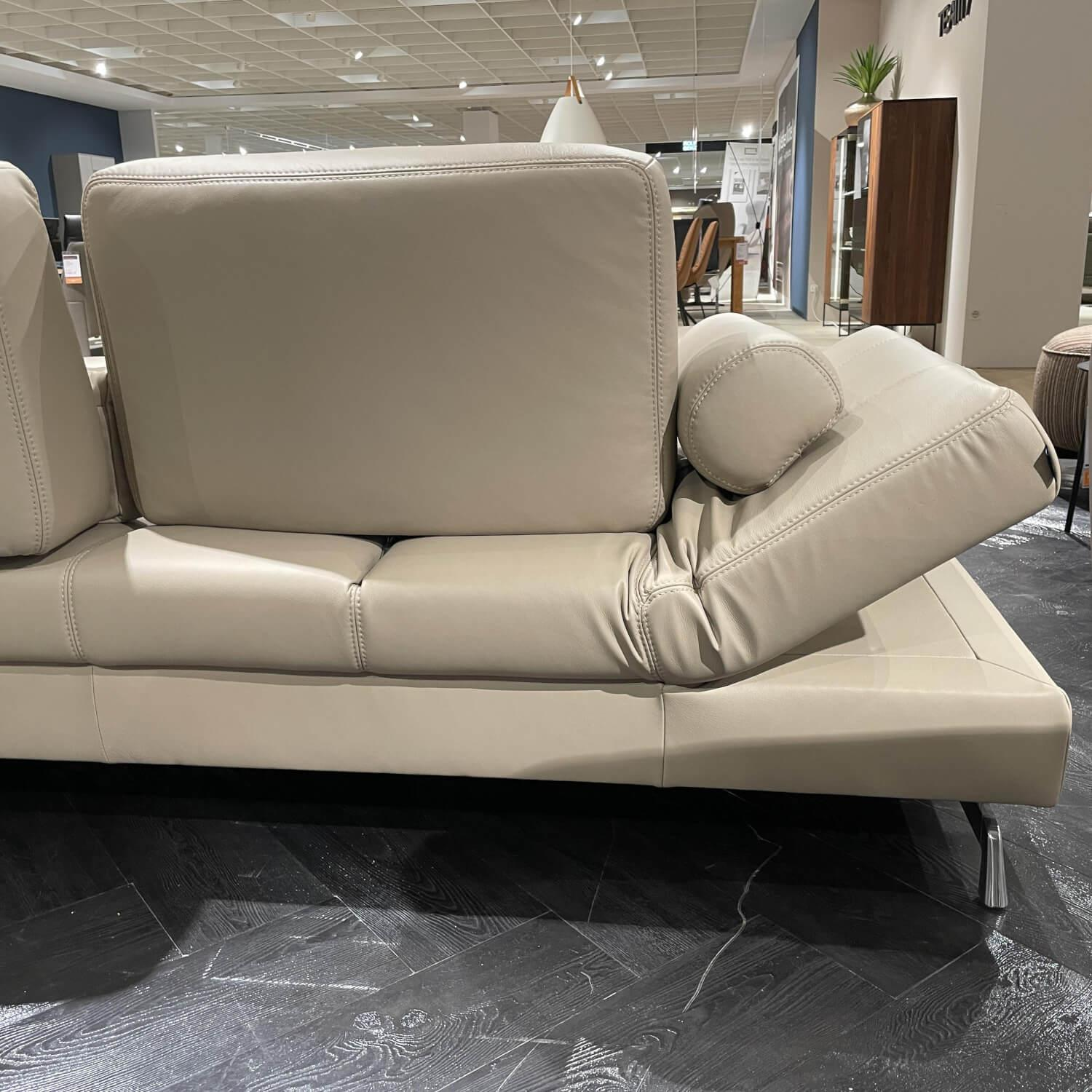 JOOP! - Eckgarnitur Living Loft 8108 Leder 24 Longlife Quarz Kufe Hochglanz Poliert - 2