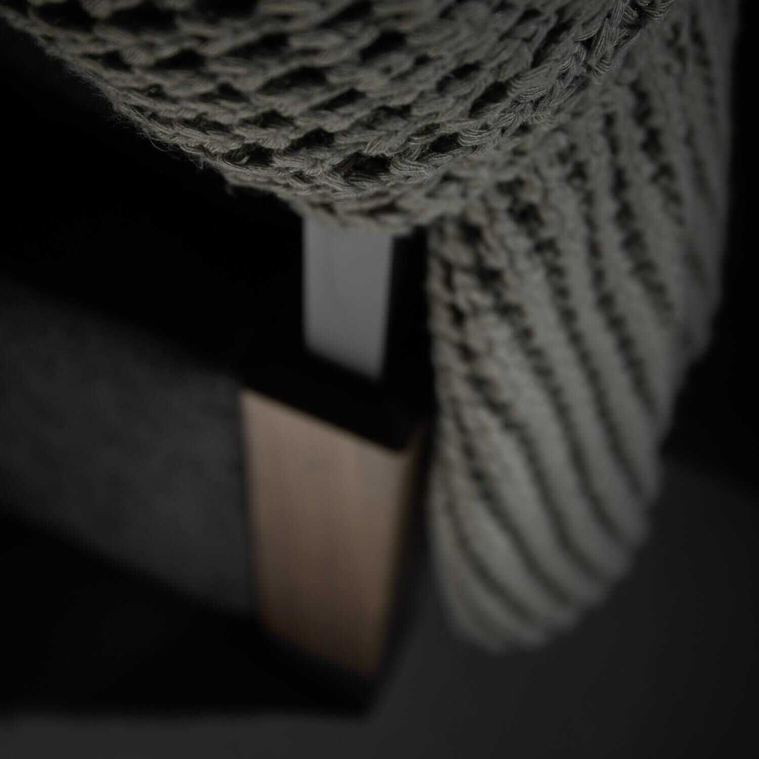 Gallery M - Himmelbett My Heaven Stoff D040 Anthrazit Grobstruktur 180x200 mit Matratzen und Federholzrahmen - 5